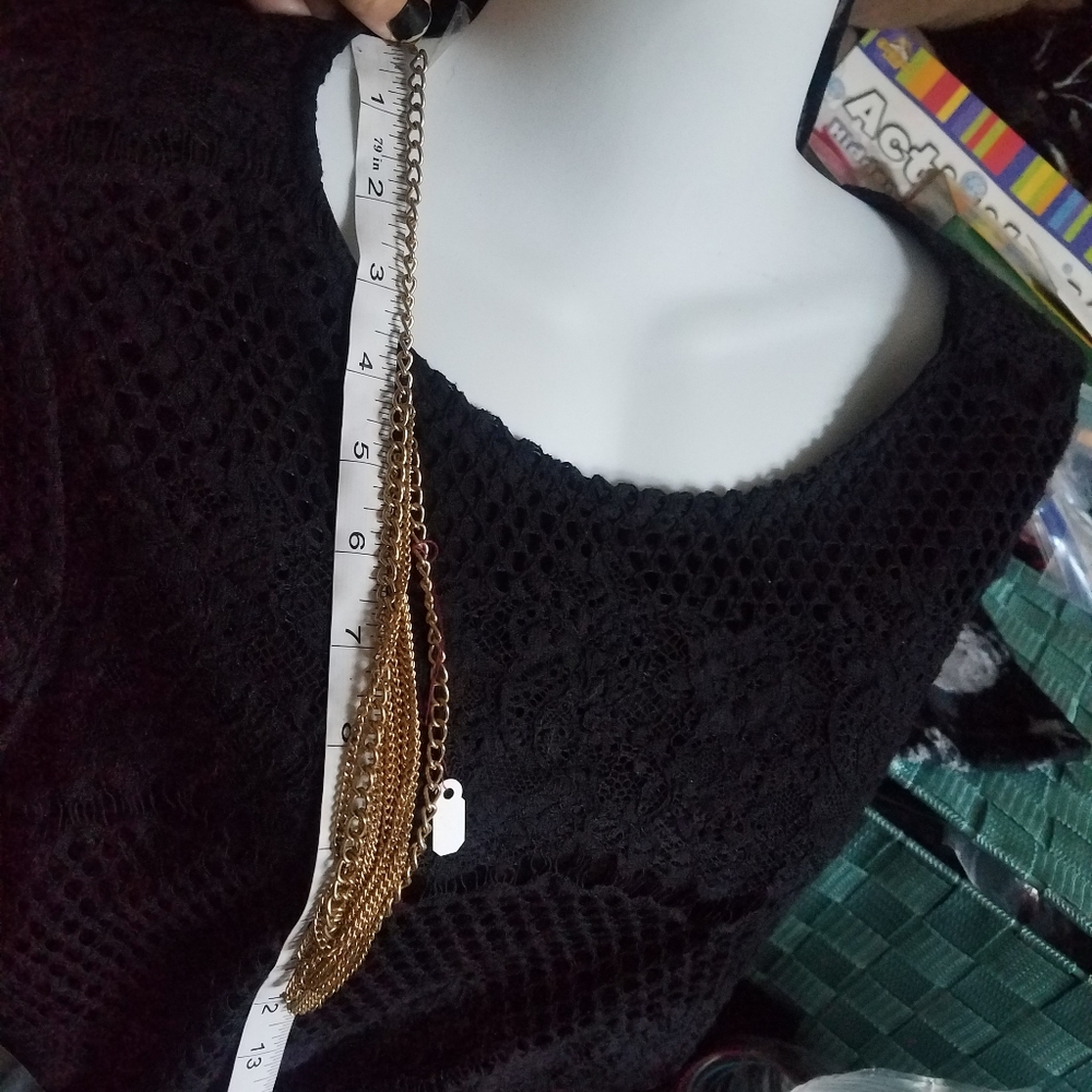 Multiple- Layer Golden Necklace - image 3